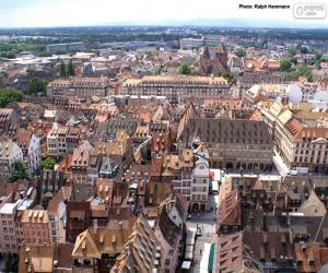 puzzel Strasbourg, Frankrijk
