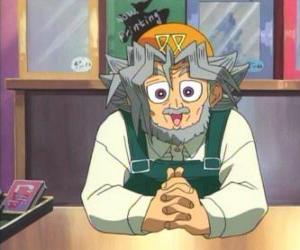 puzzel Sugoroku Muto of Solomon Muto is Yugi grootvader en de eigenaar van een winkel gezelschapsspelen