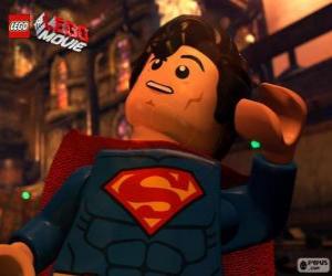 puzzel Superman, een superheld uit de film Lego