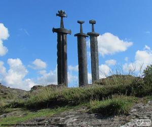 puzzel Sverd i fjell, Noorwegen