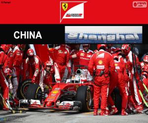 puzzel S.Vettel Grote Prijs van China 2016