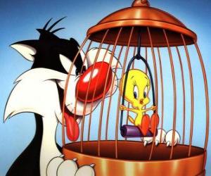 puzzel Sylvester en Tweety