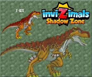 puzzel T-Rex. Invizimals Shadow Zone. De machtige T-Rex is een Invizimal dinosaurus