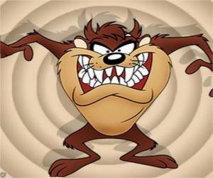 puzzel Taz, de Tasmanian Devil