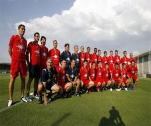 puzzel Team van CA Osasuna 2009-10