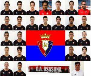 puzzel Team van CA Osasuna 2010-11