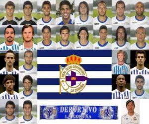 puzzel Team van Deportivo de La Coruña 2010-11