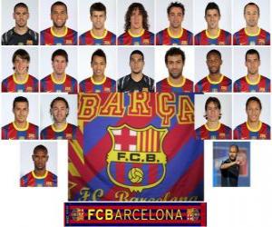 puzzel Team van FC Barcelona 2010-11