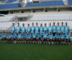 puzzel Team van Málaga CF 2009-10
