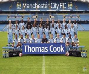 puzzel Team van Manchester City FC 2007-08