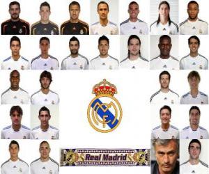 puzzel Team van Real Madrid CF 2010-11