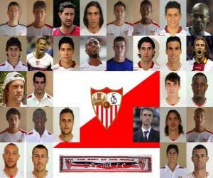 puzzel Team van Sevilla FC 2010-11