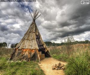 puzzel Tent of tipi