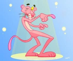 puzzel The Pink Panther dansen