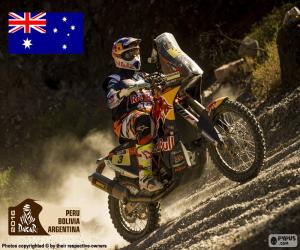 puzzel Toby Price, Dakar 2016