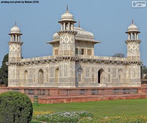 puzzel Tombe van Itimad ud-Daulah, India