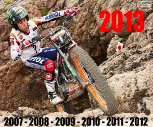 puzzel Toni Bou 2013 trial world champion