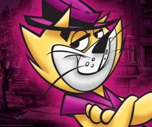 puzzel Top Cat of TC, de toonaangevende kat met zijn hoed en zijn vest