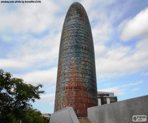 puzzel Torre Agbar, Barcelona