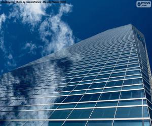 puzzel Torre de Cristal, Madrid