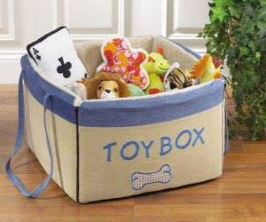 puzzel Toy box open