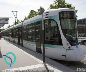 puzzel Tram in Île-de-France (Parijs)