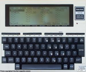 puzzel TRS-80 Model 100 (1983)