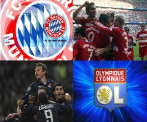 puzzel UEFA Champions League halve finale 2009-10, FC Bayern München - Olympique Lyonnais