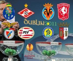 puzzel UEFA Europa League 2010-11 Kwartfinale