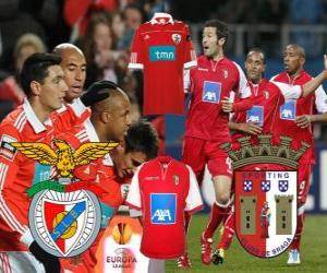puzzel UEFA Europa League 2010-11 halve finale Benfica - Braga