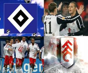 puzzel UEFA Europa League, halve finale 2009-10, Hamburger SV - FC Fulham