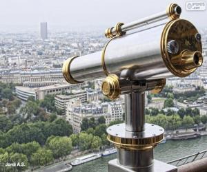 puzzel Uitzichtpunt van een grote stad