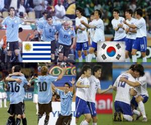 puzzel Uruguay - Zuid-Korea, achtste finales, Zuid-Afrika 2010
