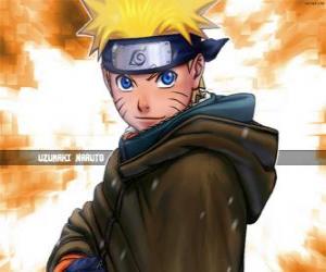 puzzel Uzumaki Naruto is de held van de avonturen van een jonge ninja