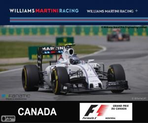 puzzel Valtteri Bottas G.P. Canada 2015