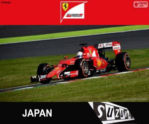 puzzel Vettel G. P. Japan 2015