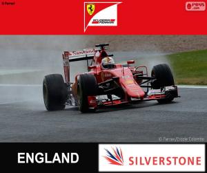 puzzel Vettel, G.P Groot-Brittannië 2015