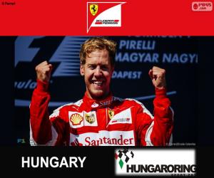 puzzel Vettel G.P Hongarije 2015