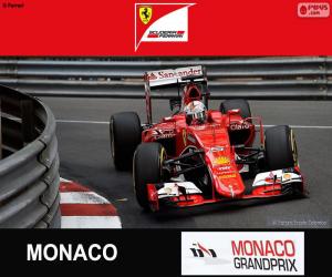 puzzel Vettel G.P. Monaco 2015