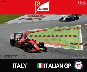 puzzel Vettel, GP van Italië 2015