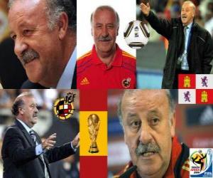 puzzel Vicente del Bosque de Spaanse bondscoach