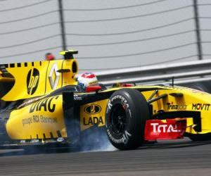 puzzel Vitaly Petrov - Renault - Istanbul 2010