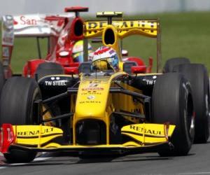 puzzel Vitaly Petrov - Renault - Montreal 2010