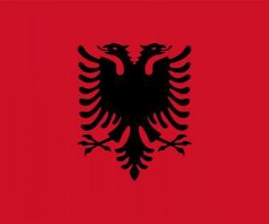 puzzel Vlag van Albanië