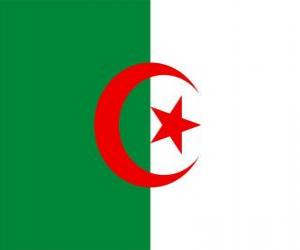 puzzel Vlag van Algerije