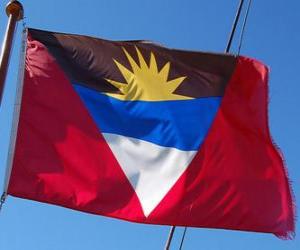 puzzel Vlag van Antigua en Barbuda