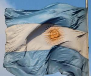 puzzel Vlag van Argentinië