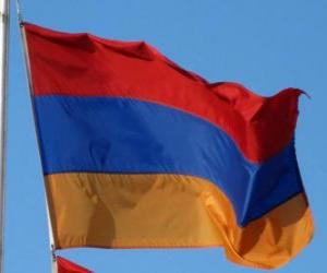 puzzel Vlag van Armenië