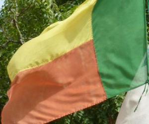 puzzel Vlag van Benin