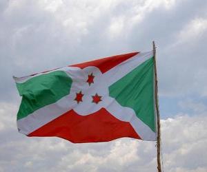 puzzel Vlag van Burundi